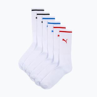 Kojinės PUMA Sport Crew Stripe 3 pairs white