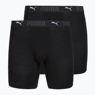 Vyriškos trumpikės Cotton Long 2 pack black