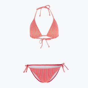 Moteriškas dviejų dalių maudymosi kostiumėlis O'Neill Capri Bondey Bikini red simple stripe