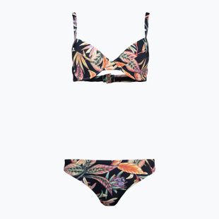 Moteriškas dviejų dalių maudymosi kostiumėlis O'Neill Julia Wb Rita Bikini black tropical flower