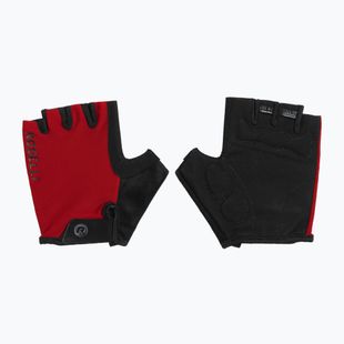 Vyriškos dviratininkų pirštinės Rogelli Core red
