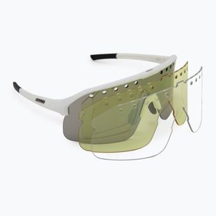 Akiniai nuo saulės Rogelli Ventro Polarized white/taupe/brown platinum revo