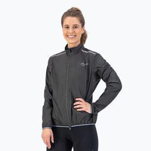 Moteriška dviračių striukė Rogelli Essential Waterproof black