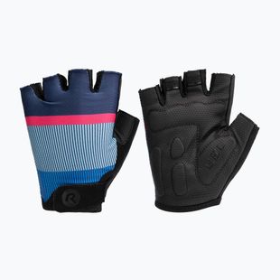 Moteriškos dviračių pirštinės Rogelli Impress II W blue/pink/black
