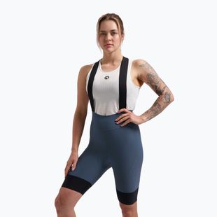 Moteriški dviračių šortai Rogelli Signature Bib Short W blue