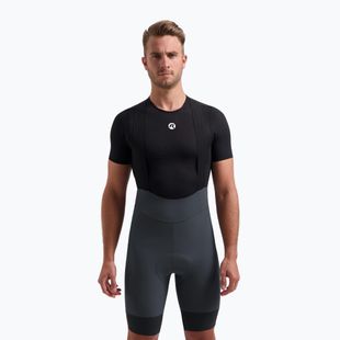 Rogelli Signature Bib Short vyriški dviračių šortai pilka