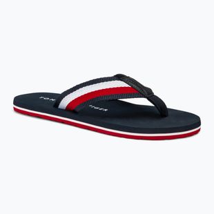 Vyriškos šlepetės per pirštą Tommy Hilfiger Corporate Beach Sandal desert sky
