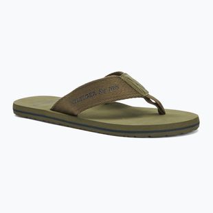 Vyriškos šlepetės per pirštą Tommy Hilfiger 85 Beach Sandal army green