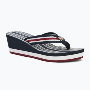 Moteriškos šlepetės per pirštą Tommy Hilfiger Im Platform Beach Sandal rwb