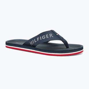 Vyriškos šlepetės per pirštą Tommy Hilfiger Comfort Beach Sandal military denim