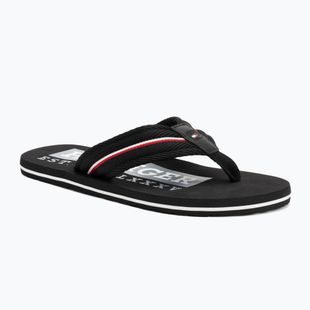 Vyriškos šlepetės per pirštą Tommy Hilfiger Corporate Beach Sandal black