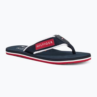 Vyriškos šlepetės per pirštą Tommy Hilfiger Patch Beach Sandal desert sky