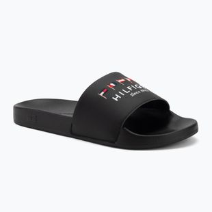 Vyriškos šlepetės Tommy Hilfiger Flags Pool Slide black