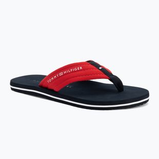 Vyriškos šlepetės per pirštą Tommy Hilfiger Nyc Beach Sandal primary red