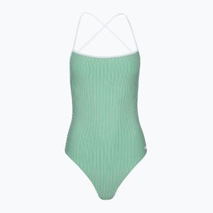 Moteriškas vientisas maudymosi kostiumėlis Tommy Hilfiger Straight One Piece seersucker radiant green/white