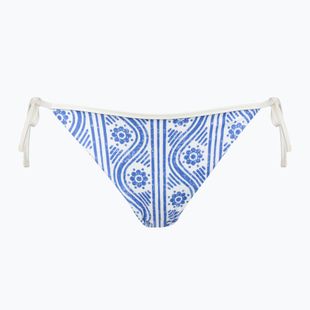 Maudymosi kostiumėlio apačia Tommy Hilfiger Cheeky String Side Tie Print floral stripe blue spell