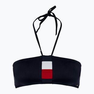 Maudymosi kostiumėlio viršus Tommy Hilfiger Bandeau desert sky