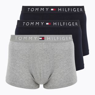 Trumpikės Tommy Hilfiger UM0UM03181 Trunk 3 poros desert sky/grey heather/desert sky