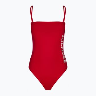 Moteriškas vientisas maudymosi kostiumėlis Tommy Hilfiger One Piece primary red