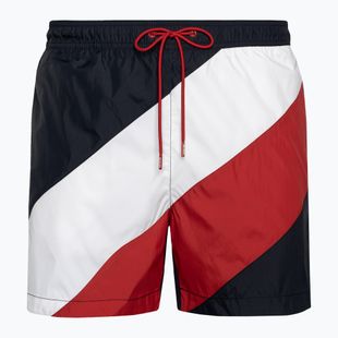 Vyriški Tommy Hilfiger Medium Drawstring Diag desert sky maudymosi šortai