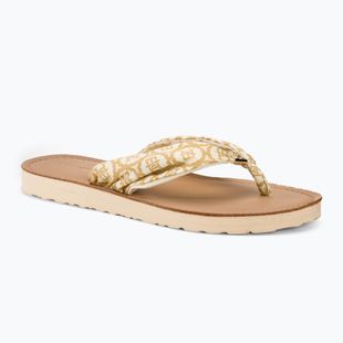 Moteriškos šlepetės per pirštą Tommy Hilfiger Emblem Elevated Beach Sandal AEF calico