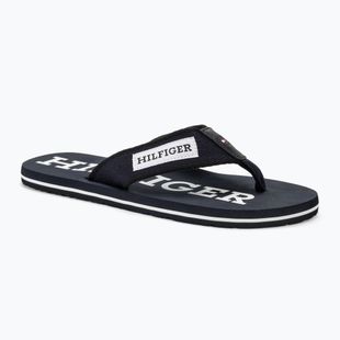 Vyriškos šlepetės per pirštą Tommy Hilfiger Patch Beach Sandal desert sky