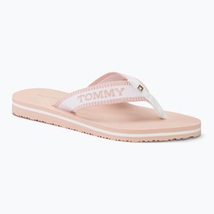 Moteriškos šlepetės Tommy Hilfiger Webbing Pool Slide 0LA ecru/whimsy pink