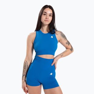 Moteriškas treniruočių topas Gorilla Wear Olivia Crop blue