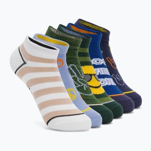 Vaikiškos kojinės SKECHERS Non Terry Low Cut 6 poros green