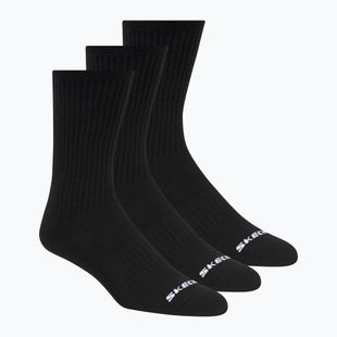 Kojinės SKECHERS Non Tery Crew Arch Support 3 pack black