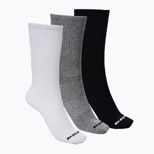 Kojinės SKECHERS Non Tery Crew Arch Support 3 pack white/black