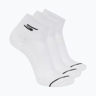 Vyriškos kojinės SKECHERS 1/2 Terry Qtr Crew 3 poros white traditional