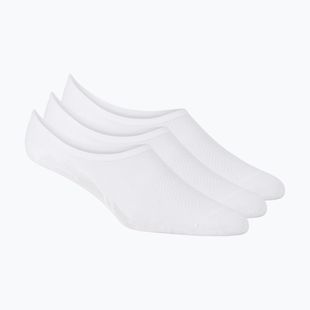 Moteriškos kojinės SKECHERS Non Terry No Show Liner 3 poros white traditional