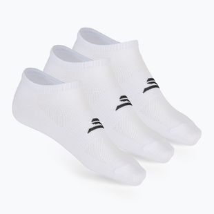 Vyriškos kojinės SKECHERS Microfiber Non Terry No Show 3 poros white tradicinės