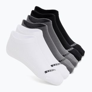 Kojinės SKECHERS Non Terry Low Cut white/grey