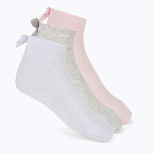 Vaikiškos kojinės SKECHERS Non Terry Anklet 3 poros pink
