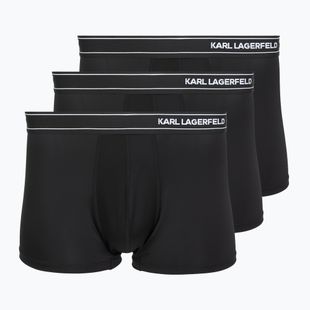 Vyriškos trumpikės KARL LAGERFELD Stripe Logo Micro Trunk 3 poros black