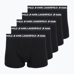 Vyriškos trumpikės KARL LAGERFELD Logo Trunk 5 poros black