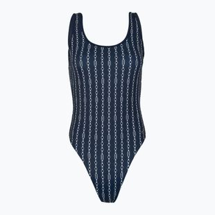 Moteriškas vientisas maudymosi kostiumėlis Tommy Hilfiger One Piece Print (Ext) flag chain dark night navy
