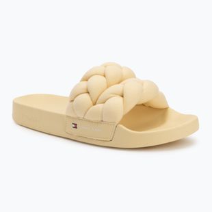 Moteriškos šlepetės Tommy Jeans Braided Slide frozen custard