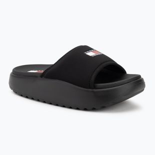 Moteriškos šlepetės Tommy Jeans Comfy Pool Slide black