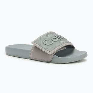 Vyriškos šlepetės Calvin Klein HM0HM01437 Adj Pool Slide TPU granite road