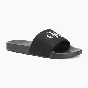 Vyriškos šlepetės Calvin Klein YM0YM01271 Slide Monogram Cv black/bright white