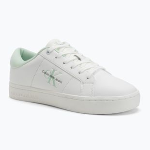 Moteriški batai Calvin Klein YW0YW01444 Classic Cupsole Lowlaceup Lth Wn bright white/moonlight jade