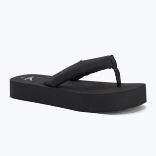 Moteriškos šlepetės per pirštą Calvin Klein YW0YW01723 Beach Sandal Flatform Ttxr Satin triple black