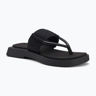 Moteriškos šlepetės per pirštą Calvin Klein YW0YW01717 Sq Low Wedge Sandal Rope triple black