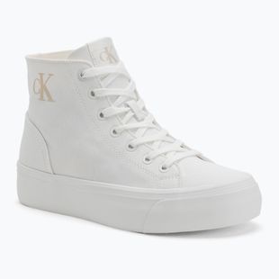 Moteriški sportiniai bateliai Calvin Klein YW0YW01764 Vulc Flatform Mid Cv Mg triple bright white