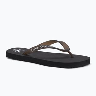 Moteriškos šlepetės per pirštą Calvin Klein YW0YW01829 Beach Sandal Transparent Tpu black