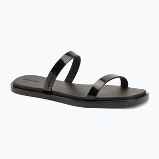 Moteriškos šlepetės Calvin Klein HW0HW02417 Double Bar Slide - Jelly black