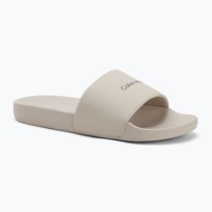 Vyriškos šlepetės Calvin Klein HM0HM01754 Pool Slide Ck Square feather grey